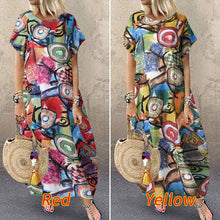 Загрузить изображение в средство просмотра галереи, Summer Sundress Bohemian Printed Casual Dress