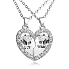 Загрузить изображение в средство просмотра галереи, Heart Broken Best Friends Necklace Pendant Chain 2PCS/Set