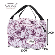 Load image into Gallery viewer, Portable Insulated Canvas Lunch Bag