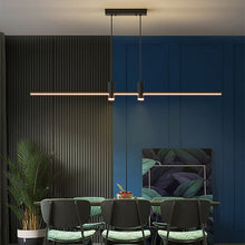 Загрузить изображение в средство просмотра галереи, LED Modern Nordic Hanging Long Strip Lights With Spotlight