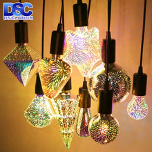 Load image into Gallery viewer, 3D Decorative LED E27 6W Light Bulb