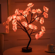 Load image into Gallery viewer, LED Rose Flower Tree Table Lamp