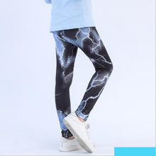 Загрузить изображение в средство просмотра галереи, New Style Print Girl Leggings Skinny 6-11Y