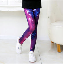 Загрузить изображение в средство просмотра галереи, New Style Print Girl Leggings Skinny 6-11Y