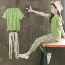 Загрузить изображение в средство просмотра галереи, Summer 2 pcs Set Girls Outfits 7 8 9 10 11 12 13 14 Years