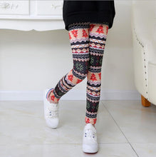 Загрузить изображение в средство просмотра галереи, New Style Print Girl Leggings Skinny 6-11Y