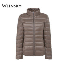 Load image into Gallery viewer, Female Ultralight Warm Casual Hooded Jacket
