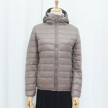 Load image into Gallery viewer, Female Ultralight Warm Casual Hooded Jacket
