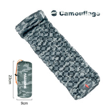 Load image into Gallery viewer, Camping Ultralight Inflatable Sleeping Mattress with Pillow
