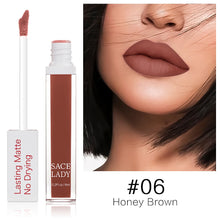 Загрузить изображение в средство просмотра галереи, SACE LADY Long Lasting Lipstick Make Up Matte Liquid Lip Stick Non Drying Makeup Nude Red Pigment Waterproof 23 Colors Cosmetic
