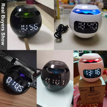 Load image into Gallery viewer, Mini Wireless Bluetooth Sound box with LED Alarm Display
