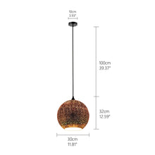 Load image into Gallery viewer, Modern 3D Colorful Nordic Starry Sky Hanging Glass Pendant Lamp
