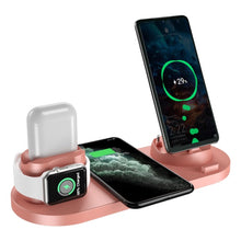 Load image into Gallery viewer, Wireless Charger 6 in 1 Qi Fast Stand for Iphone/Apple Watch/Airpods
