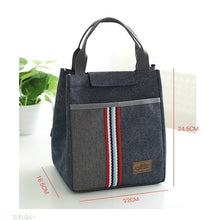 Load image into Gallery viewer, Denim Thermal Lunch bag
