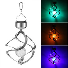 Load image into Gallery viewer, LED Color Changing Solar Wind Chime Light
