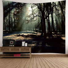Загрузить изображение в средство просмотра галереи, Wall tapestry Mountain Tapestry Forest Tree Sunset Tapestry Nature Landscape Tapestry Wall Hanging For Room tapestries decor
