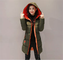Load image into Gallery viewer, Winter Parkas with Warm Hooded

