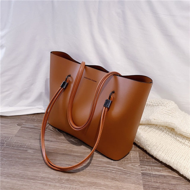 Women's Luxury Leather Large Capacity Handbags