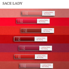 Загрузить изображение в средство просмотра галереи, SACE LADY Long Lasting Lipstick Make Up Matte Liquid Lip Stick Non Drying Makeup Nude Red Pigment Waterproof 23 Colors Cosmetic
