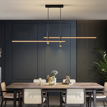 Загрузить изображение в средство просмотра галереи, LED Modern Nordic Hanging Long Strip Lights With Spotlight
