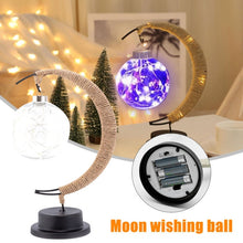 Загрузить изображение в средство просмотра галереи, LED Moon Sepak Takraw Lamp Line Rattan Handmade Hemp Rope
