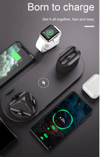 Load image into Gallery viewer, Wireless Charger 6 in 1 Qi Fast Stand for Iphone/Apple Watch/Airpods
