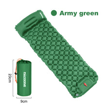 Load image into Gallery viewer, Camping Ultralight Inflatable Sleeping Mattress with Pillow
