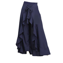 Загрузить изображение в средство просмотра галереи, Elegant High Waist Palazzo Pants Drawstring skirt
