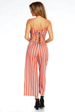 Загрузить изображение в средство просмотра галереи, Women&#39;s Stripe Sleeveless Jumpsuit
