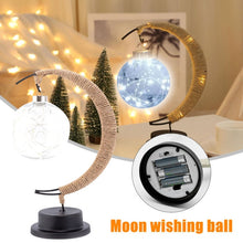 Загрузить изображение в средство просмотра галереи, LED Moon Sepak Takraw Lamp Line Rattan Handmade Hemp Rope
