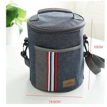 Load image into Gallery viewer, Denim Thermal Lunch bag
