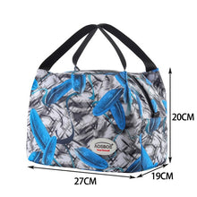 Load image into Gallery viewer, Portable Insulated Canvas Lunch Bag
