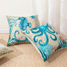 Загрузить изображение в средство просмотра галереи, Topfinel Cushion Covers Decorative Pillows bed Cotton Line Flower Printed Throw Pillow cases For Home Decor Sofa Chair Car Seat
