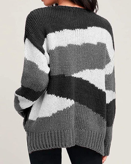 Loose Knit Sweater Pullover