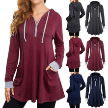 Загрузить изображение в средство просмотра галереи, Long Sleeve Zip Up Hoodie
