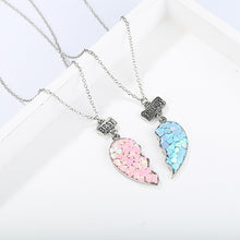 Загрузить изображение в средство просмотра галереи, Heart Broken Best Friends Necklace Pendant Chain 2PCS/Set
