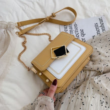 Load image into Gallery viewer, Chain Pu Leather Crossbody Bag
