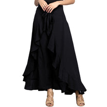Загрузить изображение в средство просмотра галереи, Elegant High Waist Palazzo Pants Drawstring skirt
