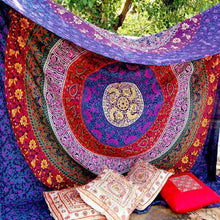 Load image into Gallery viewer, Colorful Mandala Tapestry
