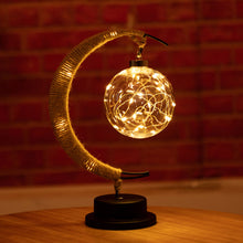 Загрузить изображение в средство просмотра галереи, LED Moon Sepak Takraw Lamp Line Rattan Handmade Hemp Rope
