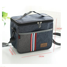 Load image into Gallery viewer, Denim Thermal Lunch bag
