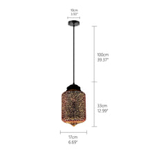 Load image into Gallery viewer, Modern 3D Colorful Nordic Starry Sky Hanging Glass Pendant Lamp
