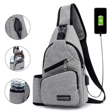 Load image into Gallery viewer, Sling Bag with USB Charging Port
