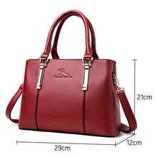 Загрузить изображение в средство просмотра галереи, Quality Designer Leather Shoulder Bag
