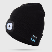 Load image into Gallery viewer, Bluetooth Beanie hat with LED
