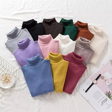 Загрузить изображение в средство просмотра галереи, Turtleneck Women Pullover Sweater
