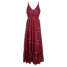 Загрузить изображение в средство просмотра галереи, Women&#39;s Boho Vintage Flora Print V Neck
