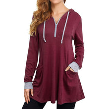 Загрузить изображение в средство просмотра галереи, Long Sleeve Zip Up Hoodie
