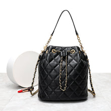 Загрузить изображение в средство просмотра галереи, YILINSA New Women Cylindrical Sheepskin Genuine Leather Top Handle Bags Fashion Large Capacity Designer Female Messenger Bag
