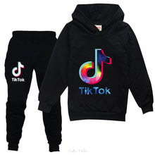 Загрузить изображение в средство просмотра галереи, Tik Tok Hoodie &amp; Sweatpants Girl Clothing 7-16 yrs

